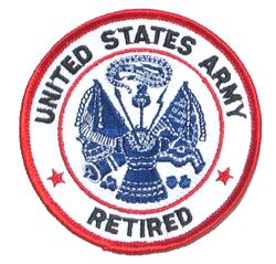 US Army Retired - Military Patches and Pins
