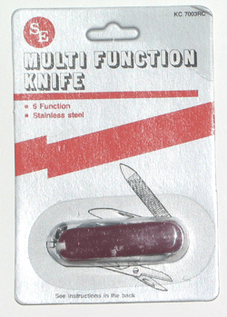 Multi Function Knife (6) Stainless - Military Patches and Pins