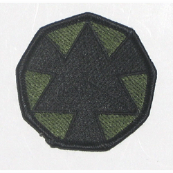 Triangle Black & OD - Military Patches and Pins