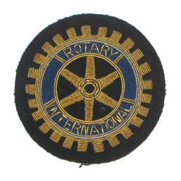 Rotary International Bullion Crest - Military Patches and Pins