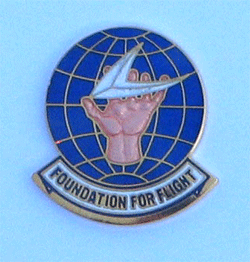 4080th Foundation for Flight Pin w/2 clutches - Military Patches and Pins