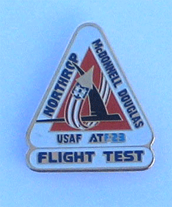 Northrup Flight Test Pin w/1 clutch - Military Patches and Pins
