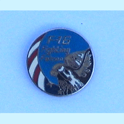 F-16 Fighting Falcon Pin w/1 clutch - Military Patches and Pins