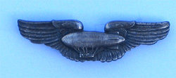 Airship/Non-Sterling Pin w/pin backing - Military Patches and Pins