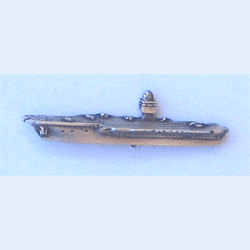 USS Enterprise Pewter w/1 clutch - Military Patches and Pins