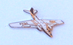 RB-57 mini Airplane Pin w/2 clutches - Military Patches and Pins