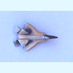 YF-22 Pewter Pin w/Tie Tack Backing - Military Patches and Pins