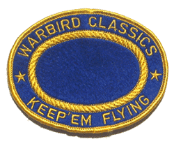 Warbird Classics Patch/Blue - Military Patches and Pins