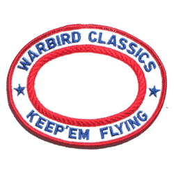 Warbird Classics Patch/White - Military Patches and Pins