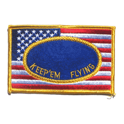 Keep 'em Flying Patch - Military Patches and Pins
