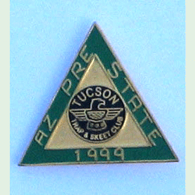 Tucson Trap & Skeet Pin 1999 w/1 clutch - Military Patches and Pins