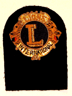 Lions International Bullion/small - Military Patches and Pins
