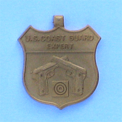 USCG Expert Target Medal w/ hole for hanging - Military Patches and Pins