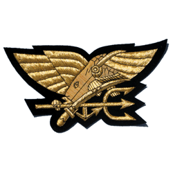 Large Seal Bullion 11 1/2" - Military Patches and Pins