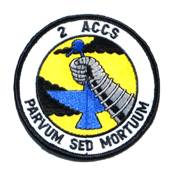 2 ACCS - Parvum Sed Mortuum - Military Patches and Pins