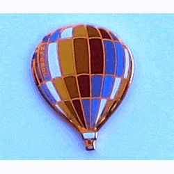 Multi Colored Balloon Pin w/1 clutch - Military Patches and Pins