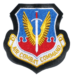 Air Combat Command w/Leather Trim - Military Patches and Pins