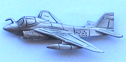 A-6 Pewter Airplane w/1 clutch - Military Patches and Pins
