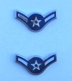 USAF Airman (pair) - Military Patches and Pins